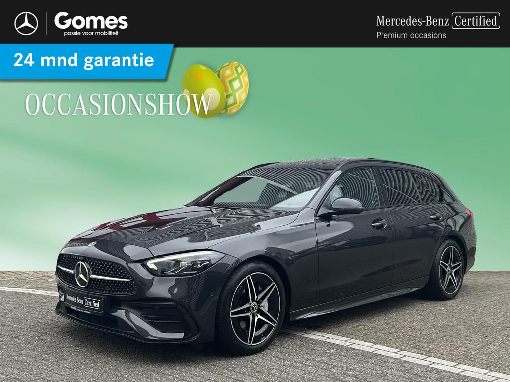 Mercedes-Benz C-klasse Estate 180 AMG Line | Trekhaak | Pano, Automaat, 4 cilinders, Origineel Nederlands, 170 pk