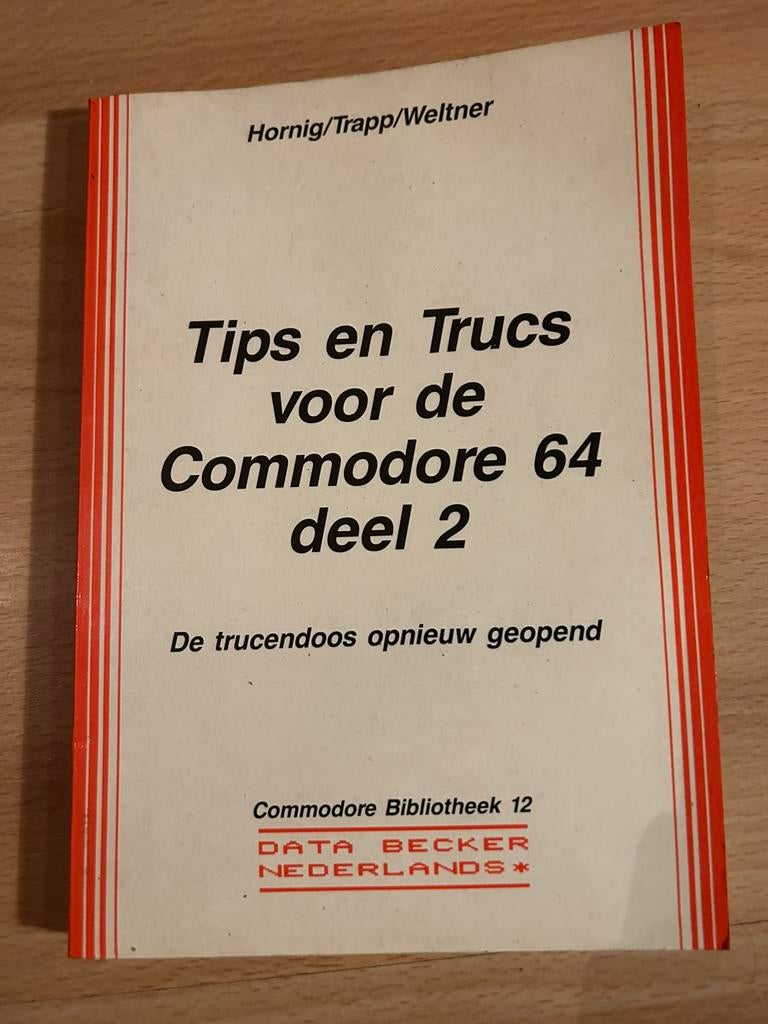 Tips en Trucs voor de Commodore 64 – DEEL 2 – Data Becker, Computers en Software, Vintage Computers, Ophalen of Verzenden