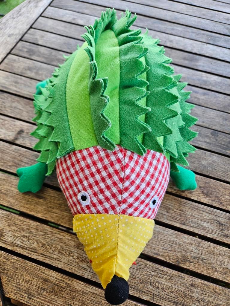 Knuffel egel, Overige typen, Ophalen of Verzenden, Middelgroot (20 tot 80 cm), Gebruikt