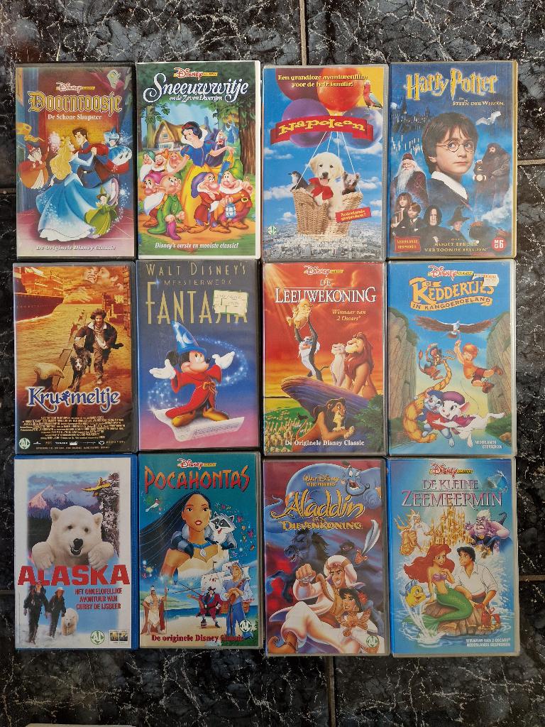 originele videobanden disney, Alle leeftijden, Ophalen of Verzenden, Zo goed als nieuw, Kinderprogramma's en -films