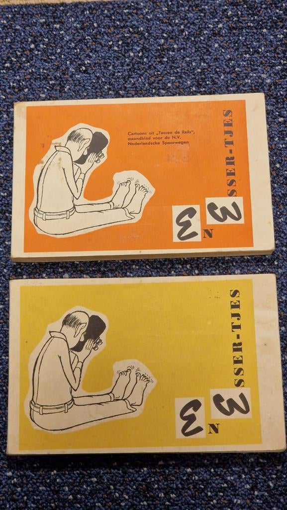 2x  En Esser-tjes - Cartoons uit 'Tussen de rails', Ophalen of Verzenden, Zo goed als nieuw, Verhalen