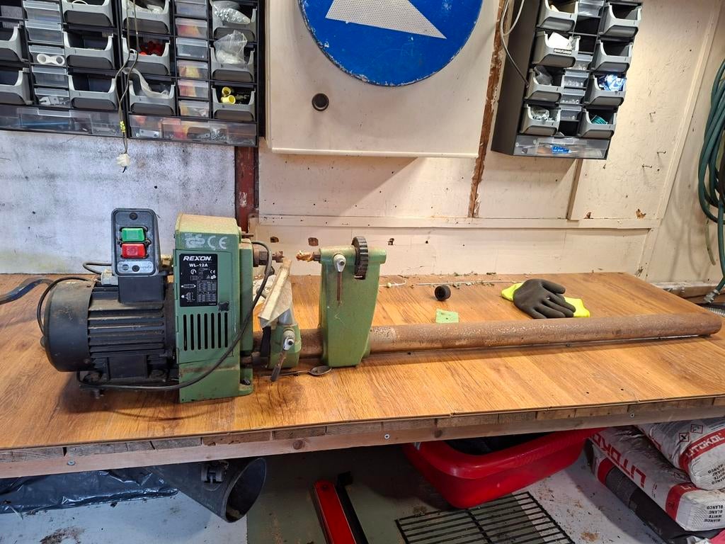 Draaibank voor hout, Ophalen