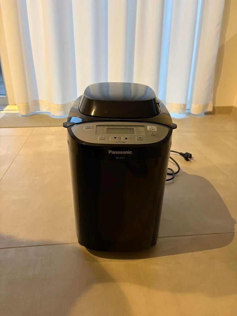 Panasonic SD-2511 broodbakmachine (Nauwelijks gebruikt), Witgoed en Apparatuur, Broodbakmachines, Met timer, Meer dan 10 programma's