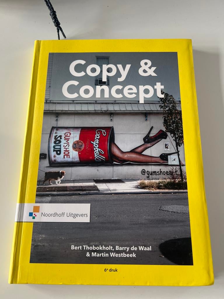 Schoolboek: Copy & Concept - Thobokholt, De Waal, Westbeek, Ophalen of Verzenden, Gelezen, Overige niveaus, Overige vakken