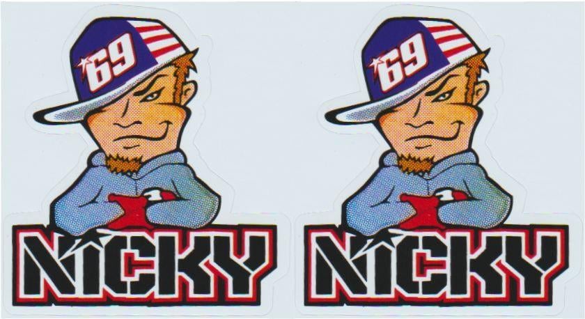 Nicky Hayden MotoGP sticker set #1, Motoren, Ophalen of Verzenden