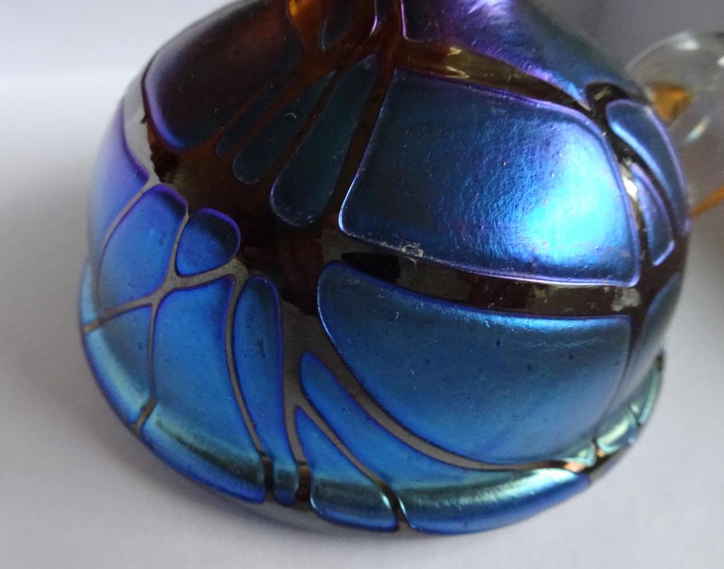 Joska Bodemans Iriserend Lotz olielampje of vaasje, Ophalen of Verzenden