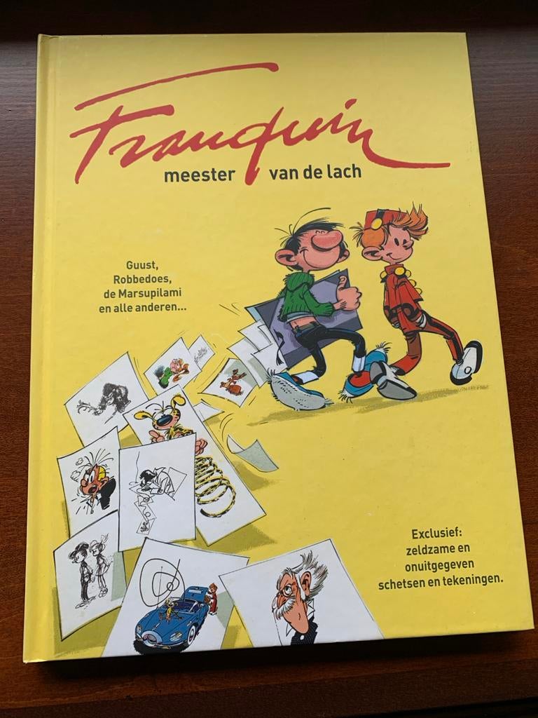 Franquin: Meester van de Lach - Zeldzame Schetsen, Eén stripboek, Ophalen of Verzenden, Zo goed als nieuw