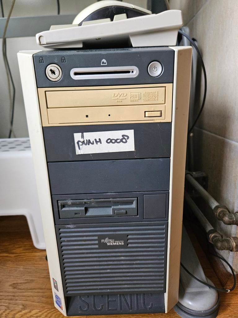 Fujitsu Siemens Scenic Computer met Toetsenbord en Muis, Computers en Software, Desktop Pc's, Gebruikt, HDD, Minder dan 4 GB, Fujitsu Siemens