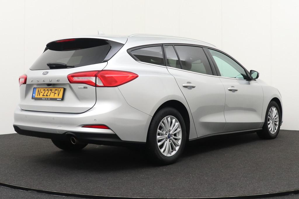 Ford FOCUS Wagon 125PK Titanium X Camera Climate Carplay, Auto's, Stof, Gebruikt, Origineel Nederlands, Zilver of Grijs
