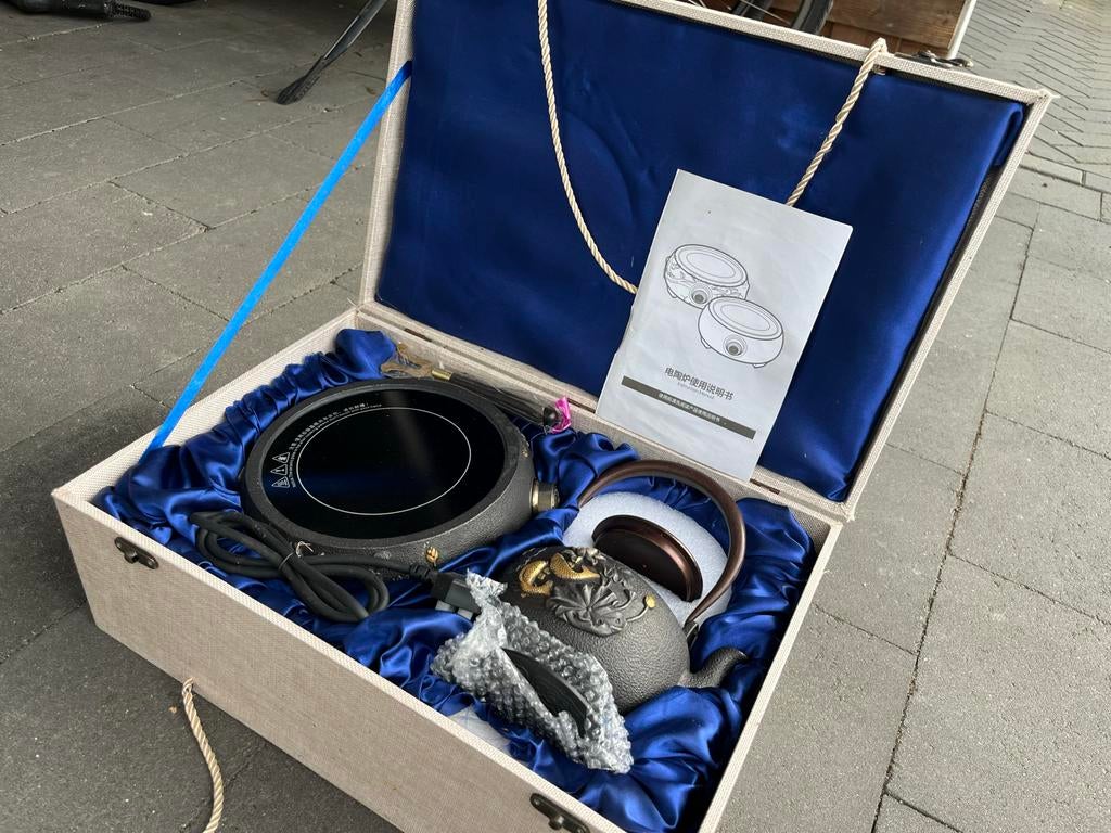Chinese theeset met elektrische kookplaat en theepot, Ophalen, Overige modellen, Overige typen, Nieuw