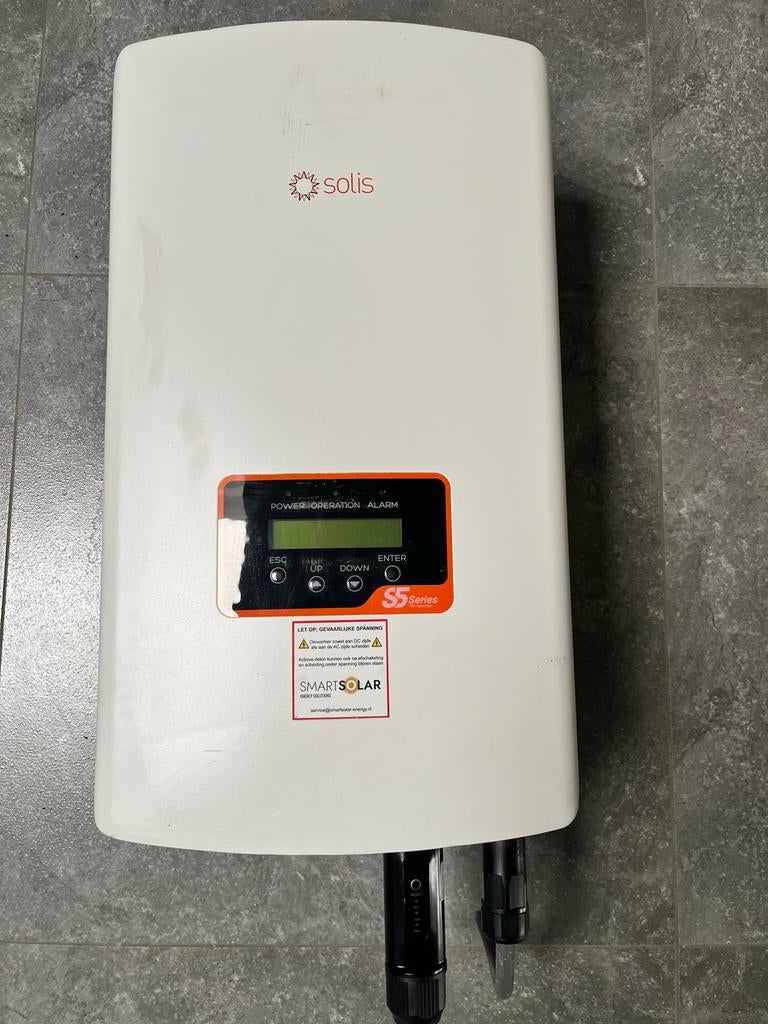 Solis omvormer 8 kW incl. Ethernet, Ophalen of Verzenden, Gebruikt, Overige typen