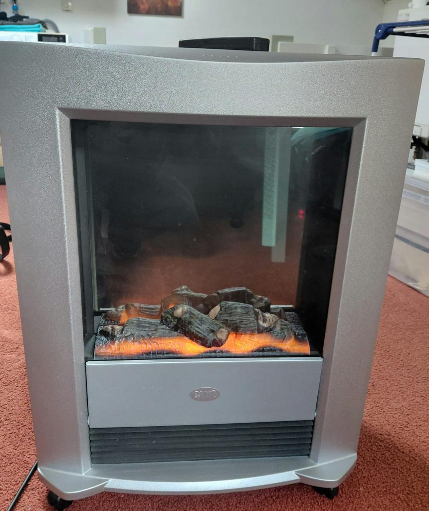 Sfeerhaard elektrische, Huis en Inrichting, Haarden, Ophalen, Gebruikt, Vrijstaande haard, Elektrische haard