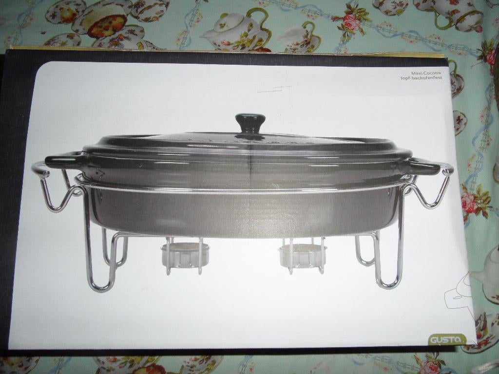 Keramik Pan met Warmhoudplaat, Ophalen, Nieuw, Overige materialen, Overige typen