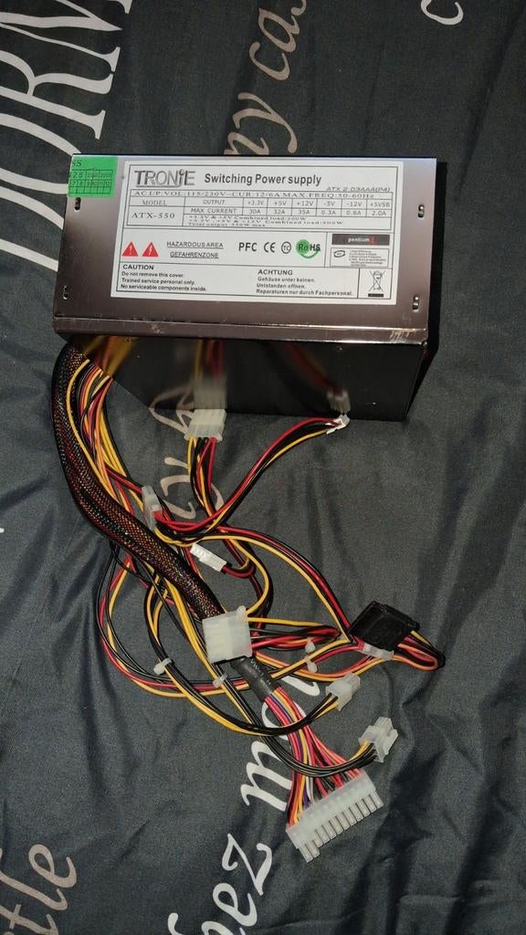 TRONIE ATX-550 PC Voeding - 500W, Ophalen of Verzenden