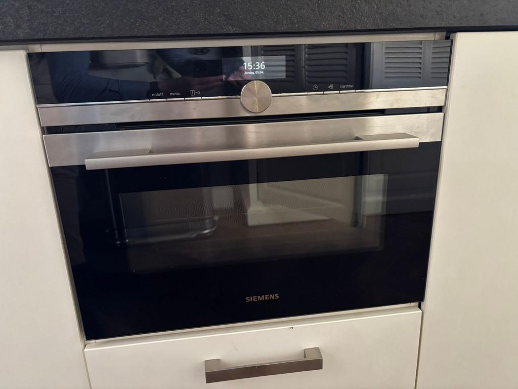 Siemens oven magnetron CM676, Ophalen of Verzenden, Zo goed als nieuw, 45 tot 60 cm