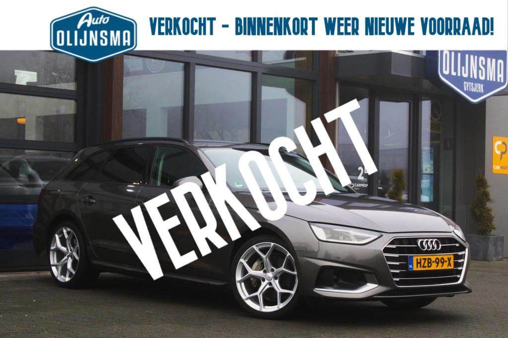 Audi A4 Avant 40 TFSI MHEV Bus. Edition|19"|LED|Navi|Stoelve, Stof, Gebruikt, Zwart, 4 cilinders