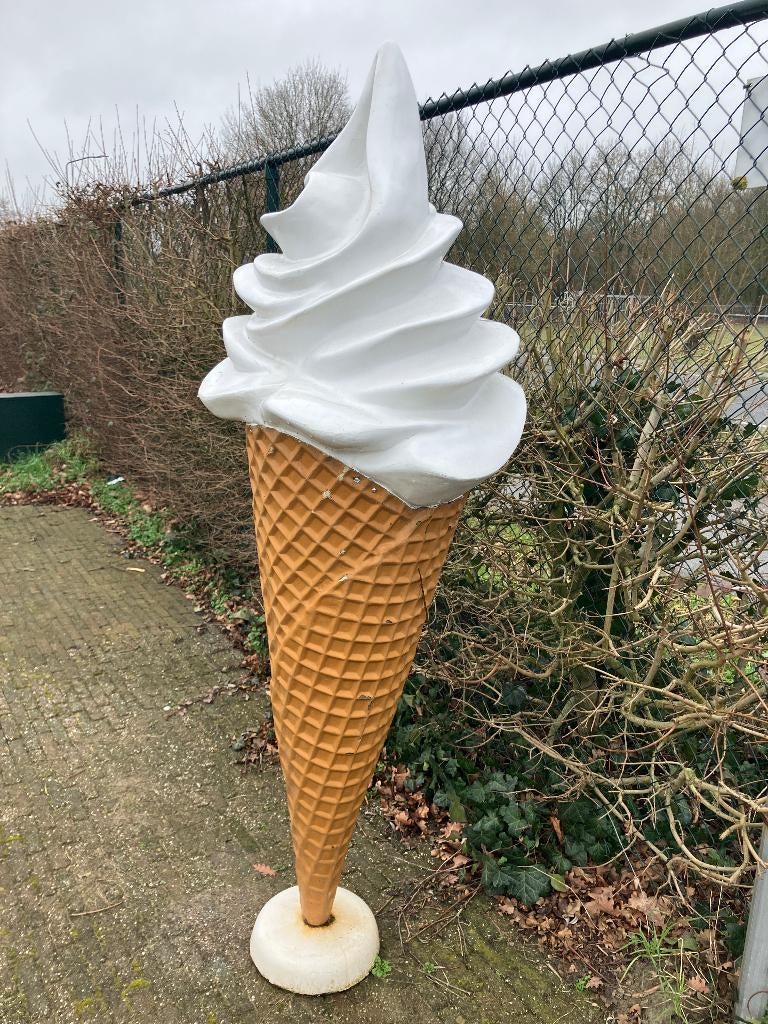 Grote reclame ijsco te koop, Ophalen, Gebruikt