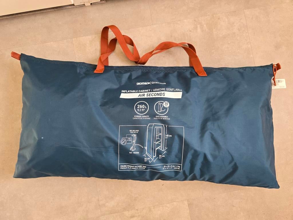 Decathlon opblaasbare kast, Caravans en Kamperen, Ophalen, Zo goed als nieuw, Campingkast