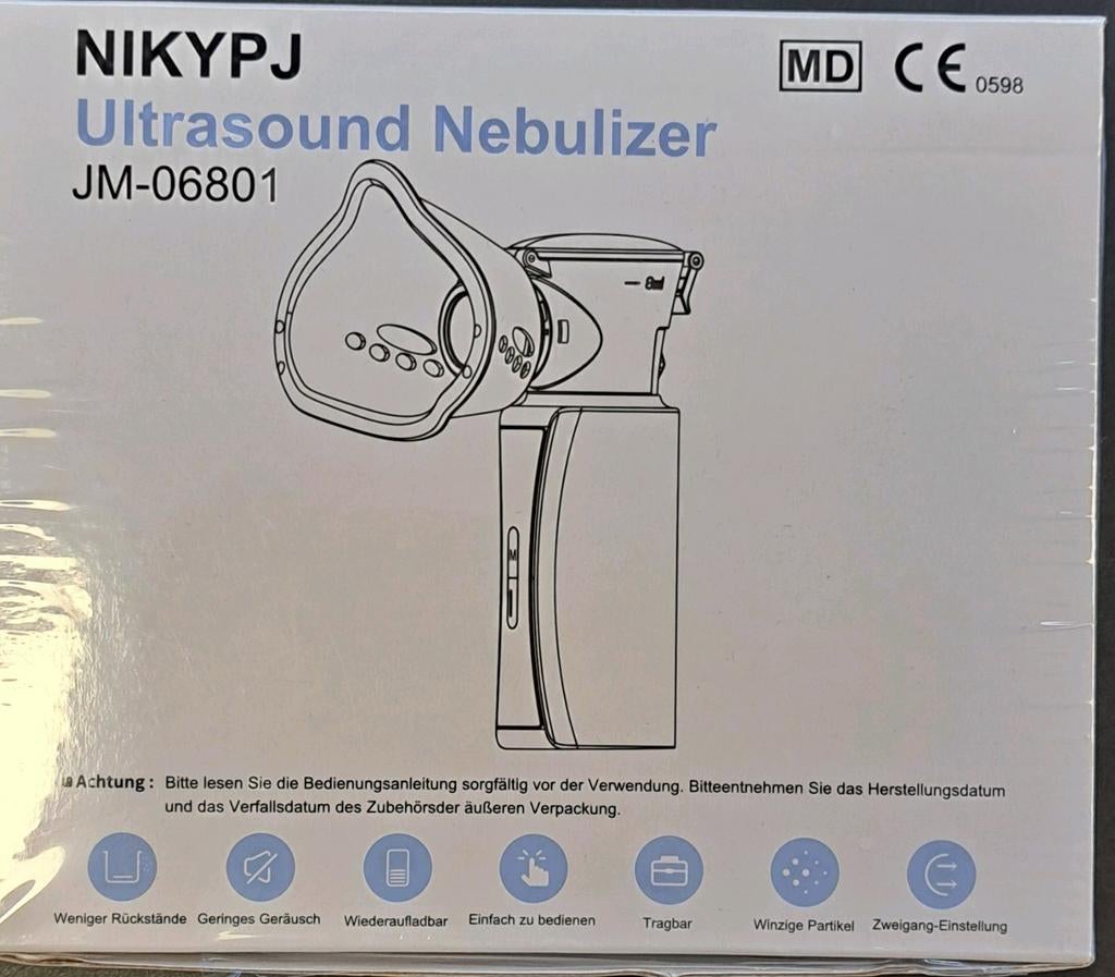 Nieuwe Ultrasone Vernevelaar NIKYPJ JM-06801, Diversen, Help@nikypj.com, Nieuw, Ophalen of Verzenden, Shenzhen Jermei Medical Device Technology Co., Ltd