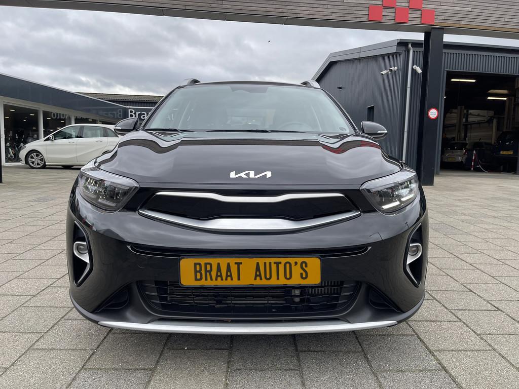 Kia Stonic 1.0 T-GDi MHEV l STOELVERW. l CARPLAY l RIJKLAAR!, Gebruikt, Zwart, Zwart, Bedrijf