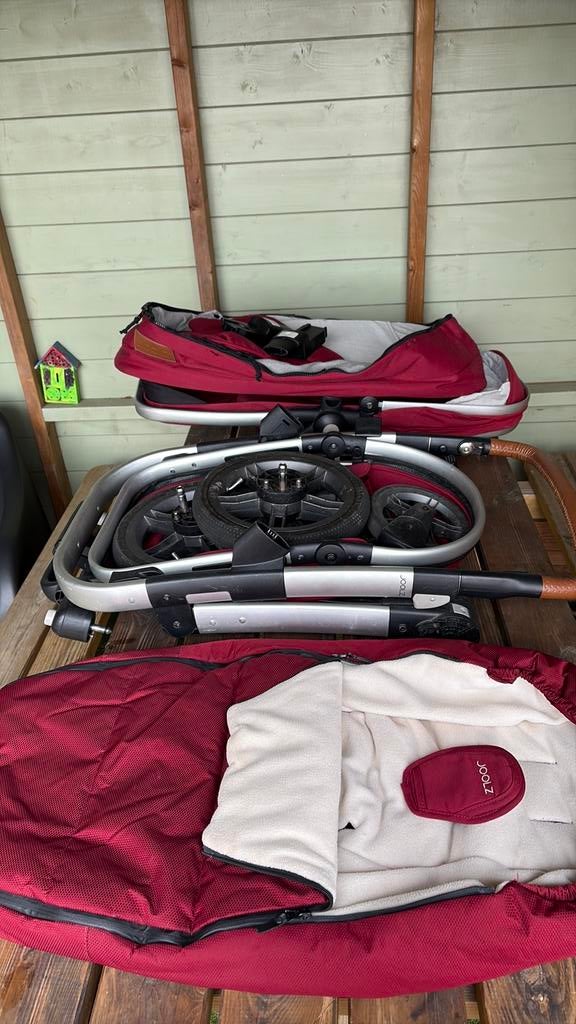 Joolz geo 1 incl voetenzak, Gebruikt, Combiwagen, Verstelbare duwstang, Ophalen