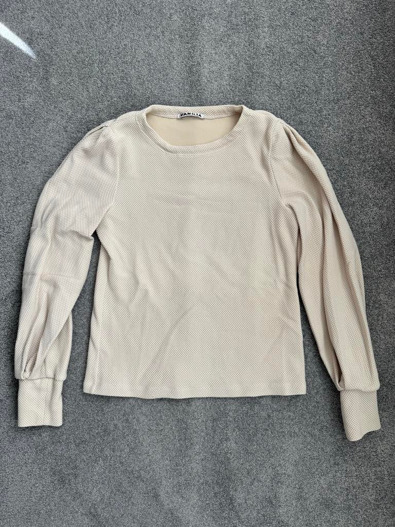 Vanilia trui, zo goed als nieuw, maat 36, beige, Ophalen of Verzenden, Zo goed als nieuw, Maat 36 (S), Beige