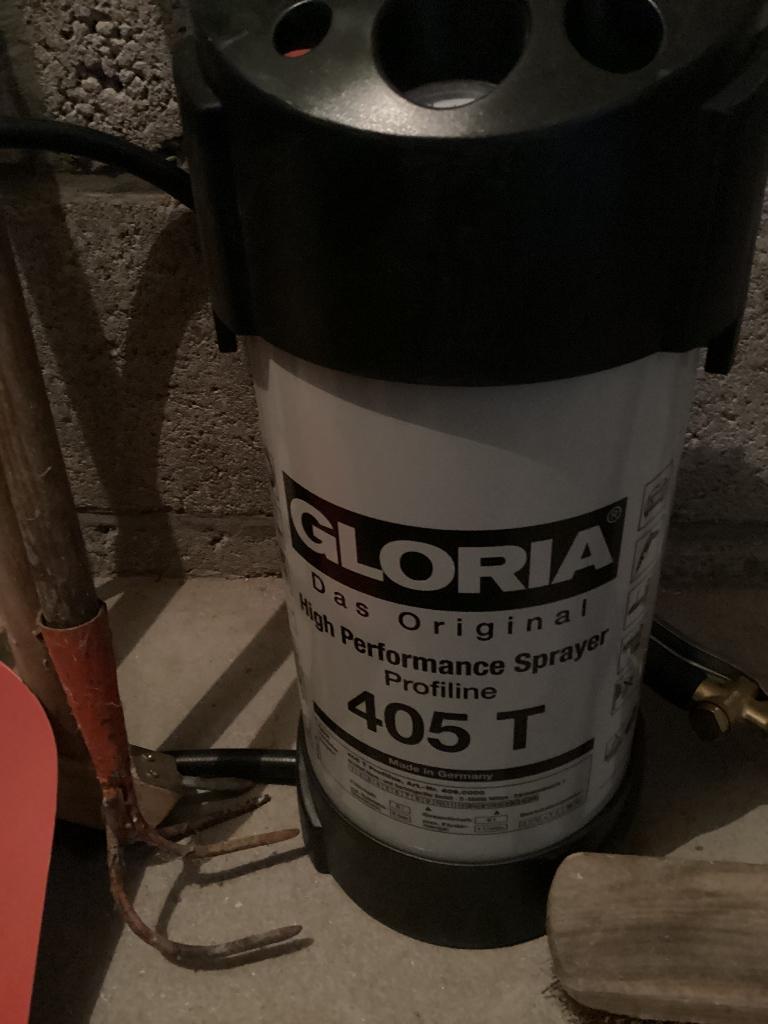 Gloria drukspuit 405T, Ophalen, Nieuw, Aanslagreiniger