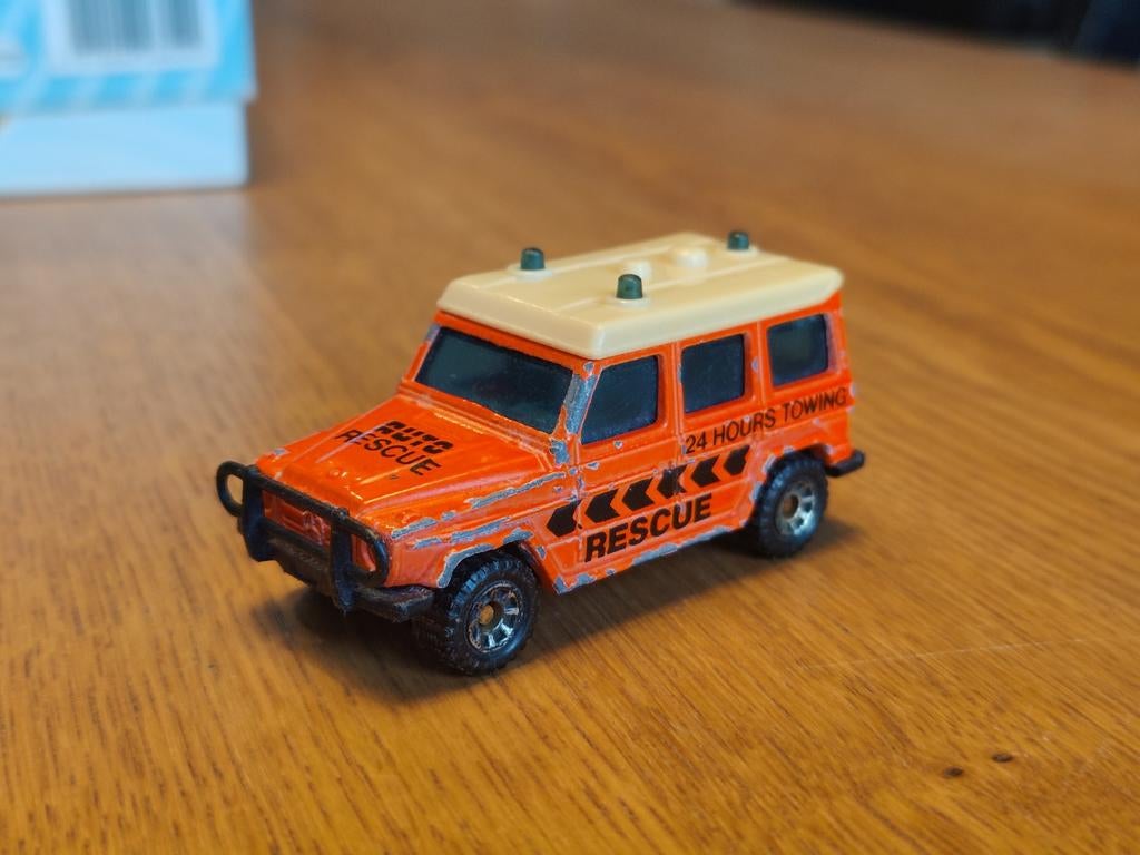 Matchbox Mercedes 280 GE Rescue, Ophalen of Verzenden, Zo goed als nieuw, Auto