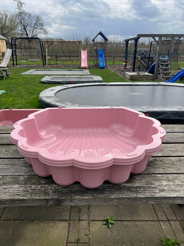 Zandbak schelp pastel roze, Kinderen en Baby's, Speelgoed | Buiten | Zandbakken, Ophalen of Verzenden, Nieuw