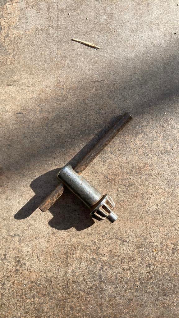 Boorkop sleutel., Ophalen of Verzenden, Gebruikt