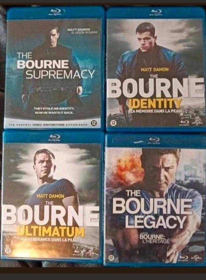 The Jason Bourne serie bluray NL ondertiteld, Cd's en Dvd's, Blu-ray, Ophalen of Verzenden, Zo goed als nieuw, Actie