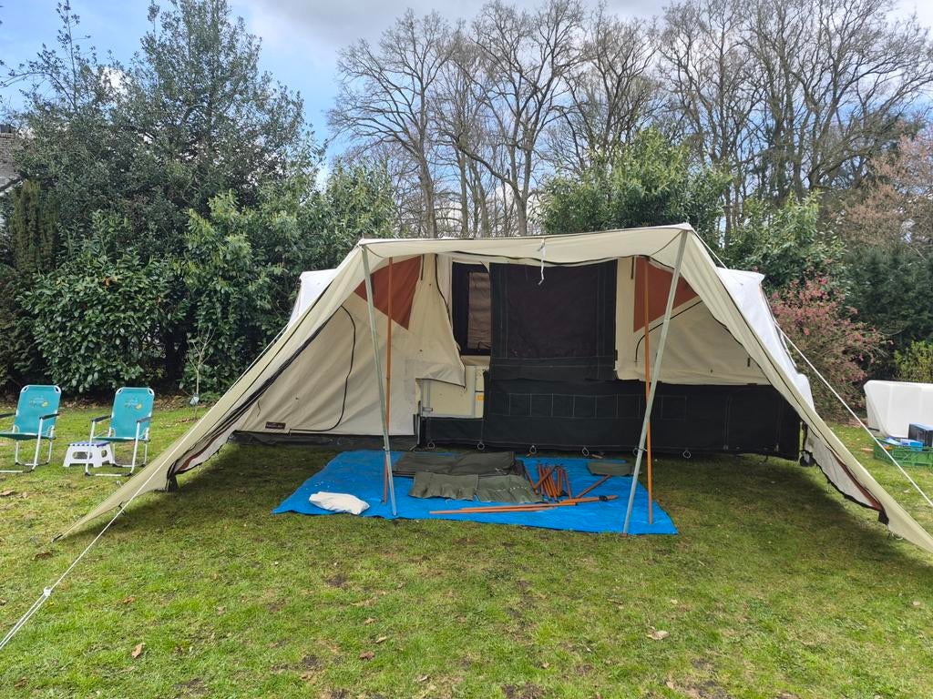 Zeer complete Holtkamper Flyer Bedouin nieuwe tent, Ophalen, Gebruikt, Meer dan 6