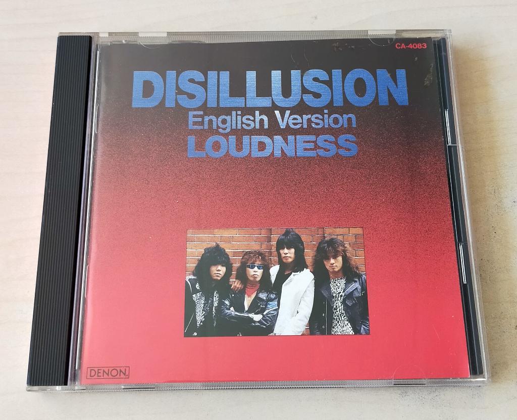 Loudness - Disillusion (English Version) CD 1984/1989 Japan, Ophalen of Verzenden, Gebruikt