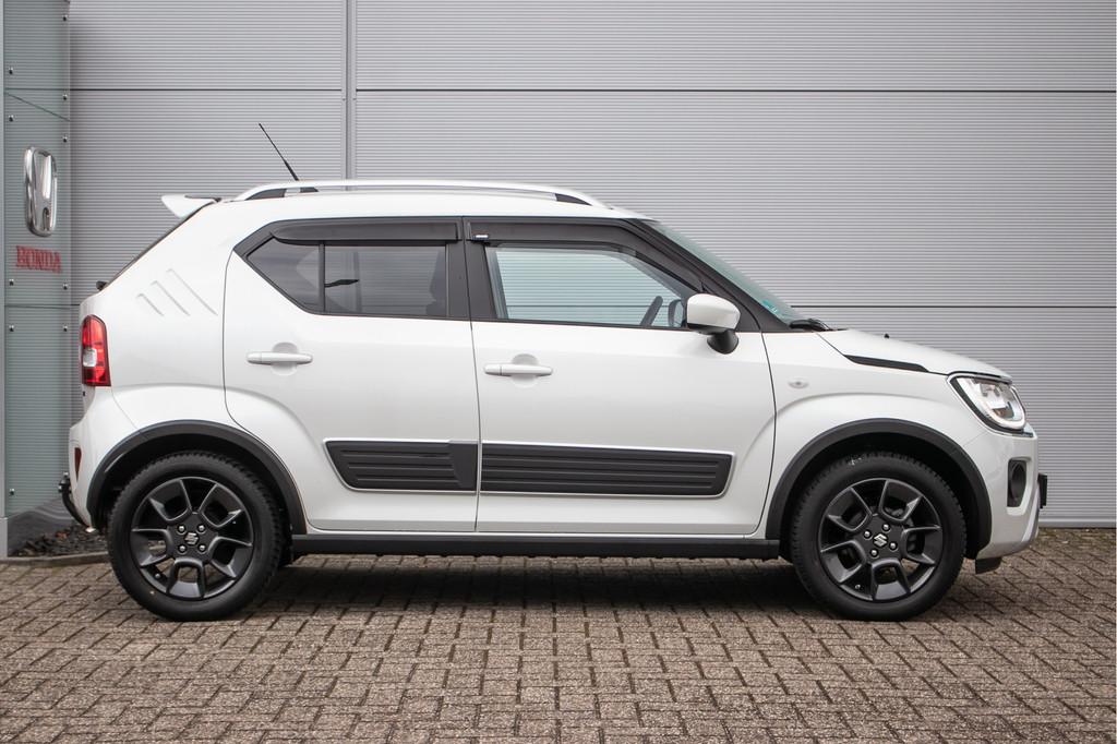 Suzuki Ignis 1.2 Smart Hybrid Style Afn. trekhaak | Cruise |, Auto's, Suzuki, Stof, Gebruikt, Zwart, 4 cilinders