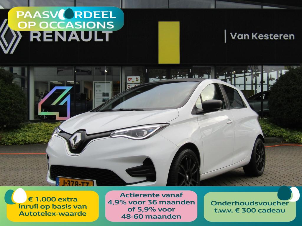 RENAULT Zoe R110 52KWh / (batterijhuur) / 94% SOH / Black Ed, Gebruikt, Zwart, Wit, Origineel Nederlands