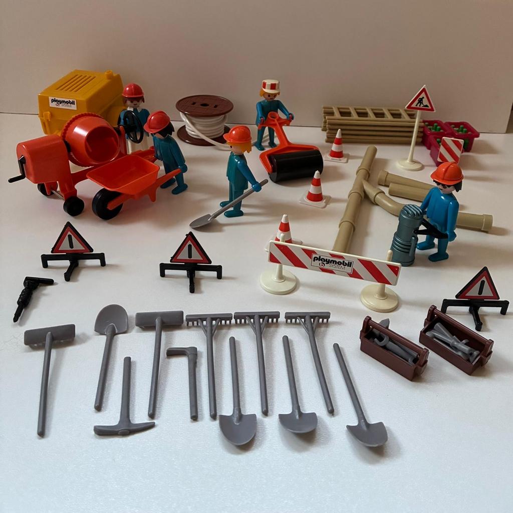 Playmobil diverse sets - politie, brandweer, bouw, TV, Ophalen of Verzenden, Gebruikt, Complete set