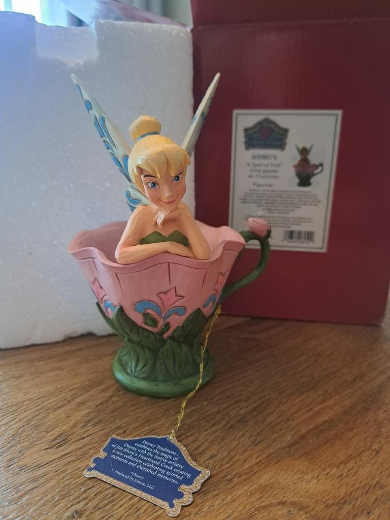 Disney tradition Tinkerbell Teacup, Verzamelen, Disney, Nieuw, Beeldje of Figuurtje, Ophalen of Verzenden