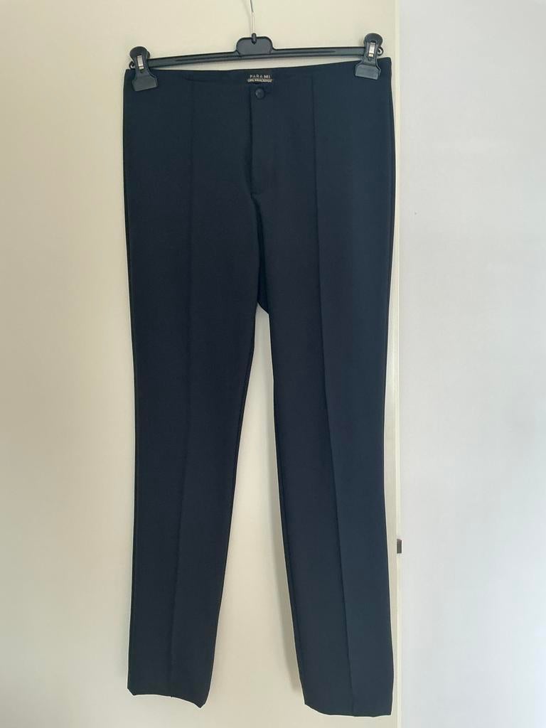 Dames pantalon van Parami. Maat 40., Kleding | Dames, Ophalen of Verzenden, Zo goed als nieuw, Blauw, Lang