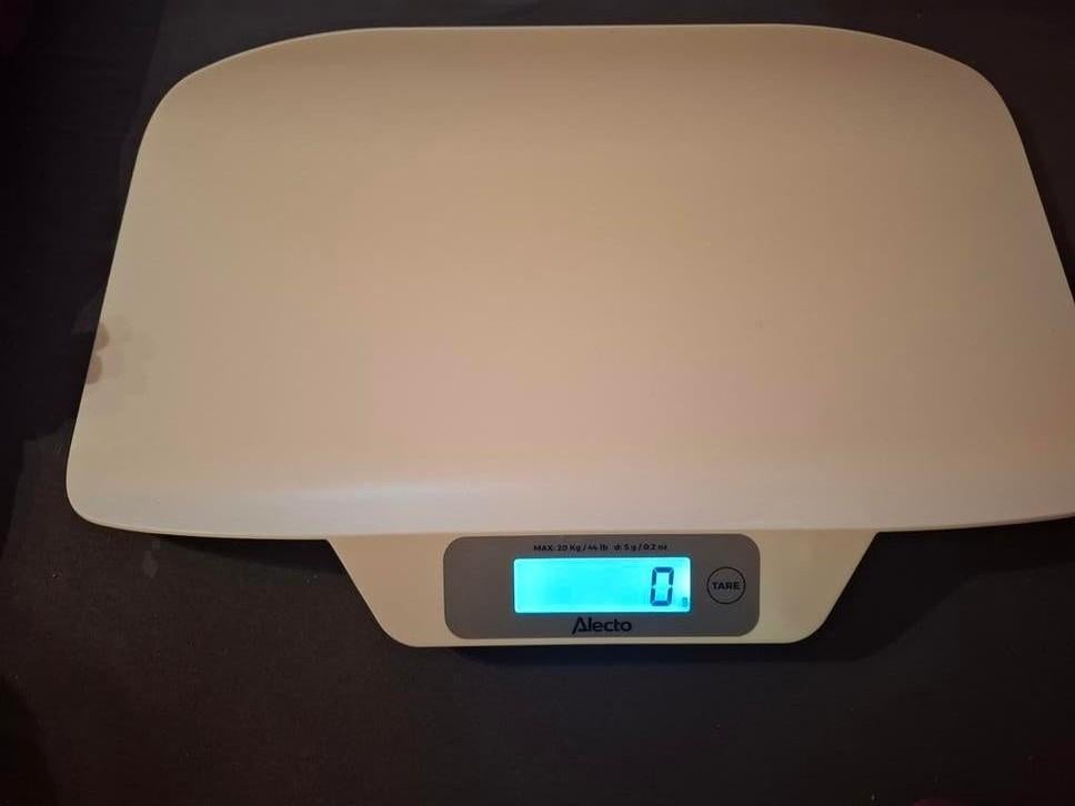 Alecto babyweegschaal, Ophalen of Verzenden, Zo goed als nieuw