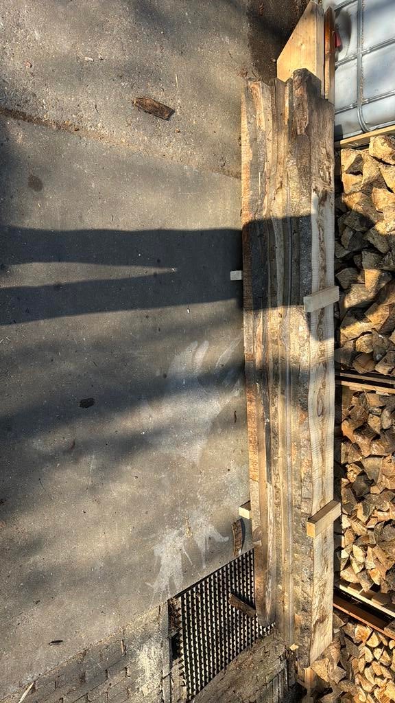 Schaaldelen essen, Ophalen, Zo goed als nieuw, 250 cm of meer, Planken