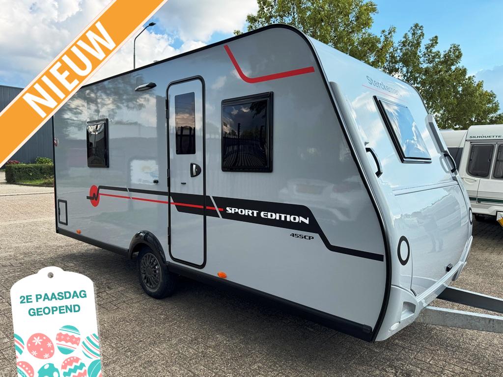 Sterckeman Sport Edition 455CP met gratis mover, Caravans en Kamperen, Caravans, Schokbreker, Sterckeman, Rondzit, Overige typen