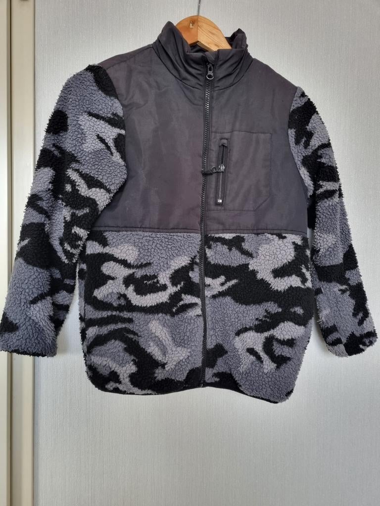 Primark jas maat 146 grijs zwart camouflage, Kinderen en Baby's, Gebruikt, Ophalen of Verzenden, Primark, Jongen