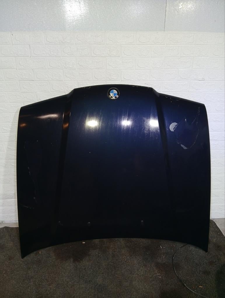 BMW 3 serie E36 Sedan Touring Compact Motorkap Blauw, Ophalen, Gebruikt, Voor, BMW