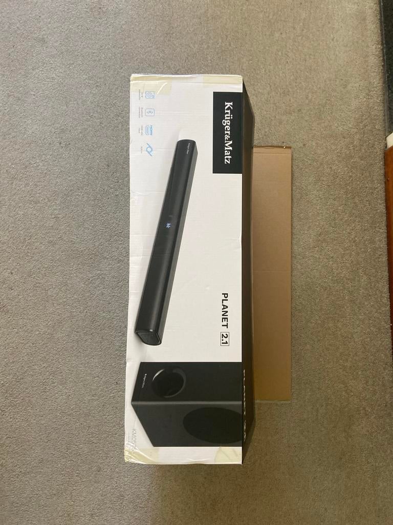 Kruger&Matz Planet 2.1 KM0575 Soundbar met subwoofer, Ophalen of Verzenden, Bluetooth, Nieuw