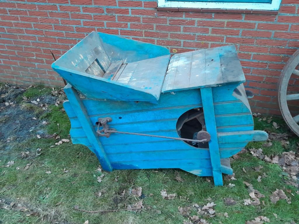 Wanmolen Graan Kaf Molen Werktuig Vee Oldtimer Tractor ploeg, Ophalen of Verzenden