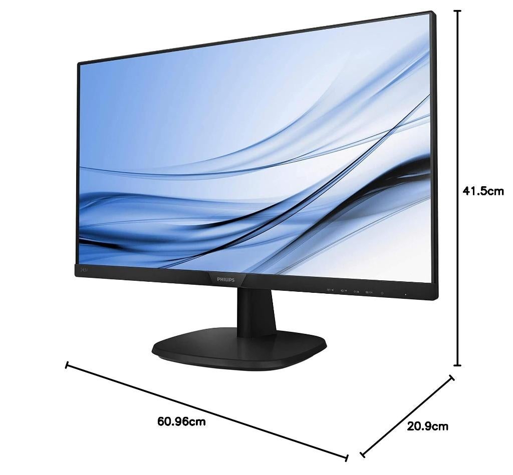 Philips 243V7Q monitor – 24 inch Full HD IPS, HDMI, IPS, Full HD, Ophalen of Verzenden
