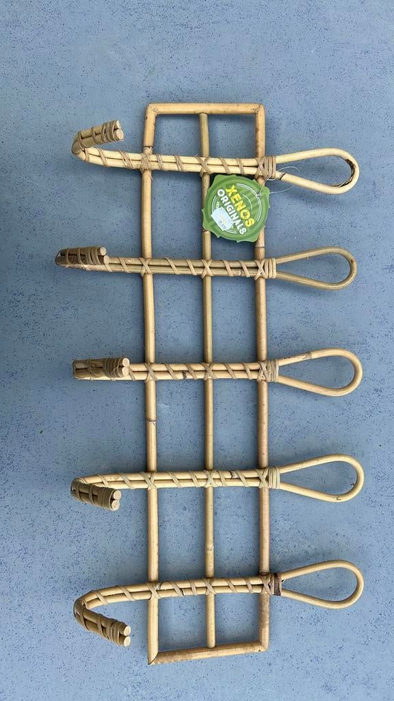 Nieuwe Xenos bamboe wandkapstok, Huis en Inrichting, Ophalen, Nieuw, Overige materialen, Wandkapstok