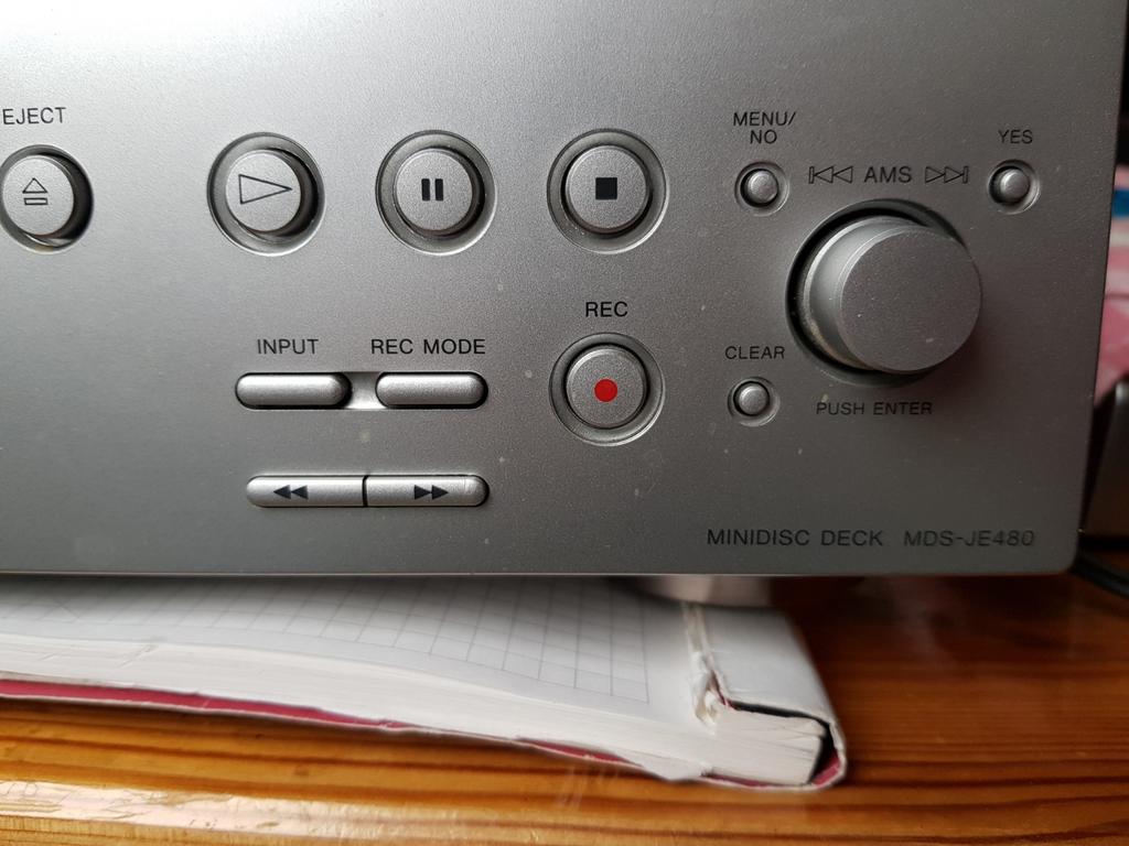 Minidisc Sony MDS JE-480, Audio, Tv en Foto, Ophalen, Sony