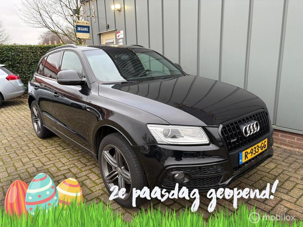 Audi Q5 2.0 TDI quattro Adrenalin Sport AUTOMAAT//CLIMA//NAV, Automaat, Euro 6, Zwart, Leder