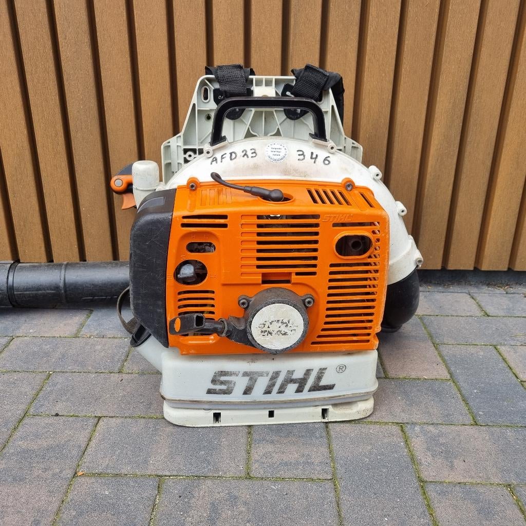Stihl br 420 bladblazer br420, Tuin en Terras, Bladblazers, Ophalen, Gebruikt, Ruggedragen, Stihl